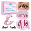 CALAILIS Magnetic Eyelashes with Applicator Upgrade Soft Magnetic Lashes Natural Look Reusable No Glue or Eyeliner Needed Easy to Wear and Remove (AN15)