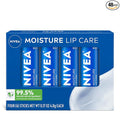 NIVEA Moisture Lip Care, Hydrating Lip Balm with Shea Butter, Nourishing Oils and Vitamin C & E, 3-in-1 Moisture, Repair and Nourish, 0.17 Oz Stick, Pack of 48