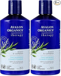 Avalon Organics Therapy Thickening Conditioner, Biotin B-Complex, 14 Oz (Pack of 2)
