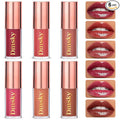 Dmsky Hydrating Glossy Lip Stain 6 Pack, Long-Lasting Lip Gloss Bulk Set, Lightweight Lip Tint with 6 Colors, Lip Gloss for Women and Girls Makeup