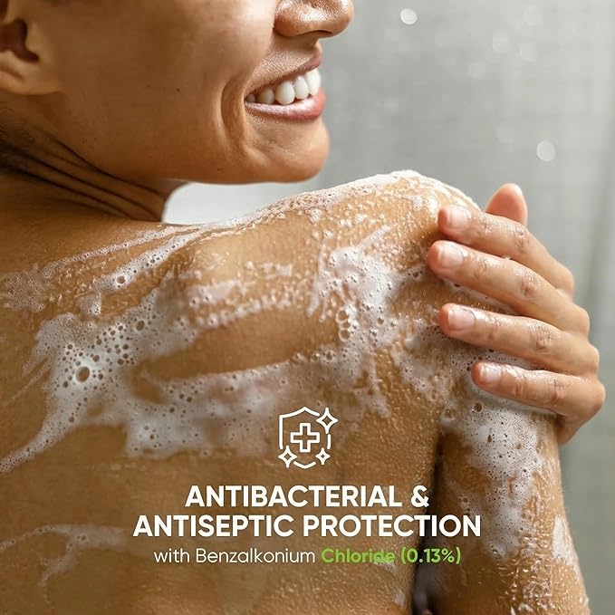 Roycederm Antibacterial Body Wash & Soap – Kills 99.9% of Germs & Bacteria – For Body Acne, Folliculitis & Odor Control – Gentle Daily Use for Men & Women (16.9 Fl Oz (Pack of 2))