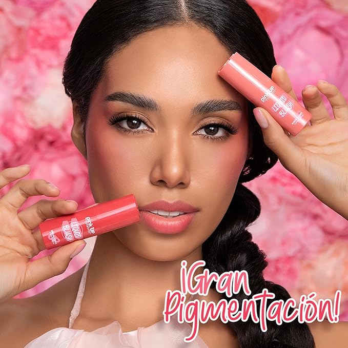 PINK UP | Liquid Blush | Long-Lasting Liquid Blush | Non-Greasy | Highly Pigmented | Suitable for All Skin Types | Matte Colors | Subtle Shimmer Highlights | Shade: Sunrise| 6ml | Model PKLB07