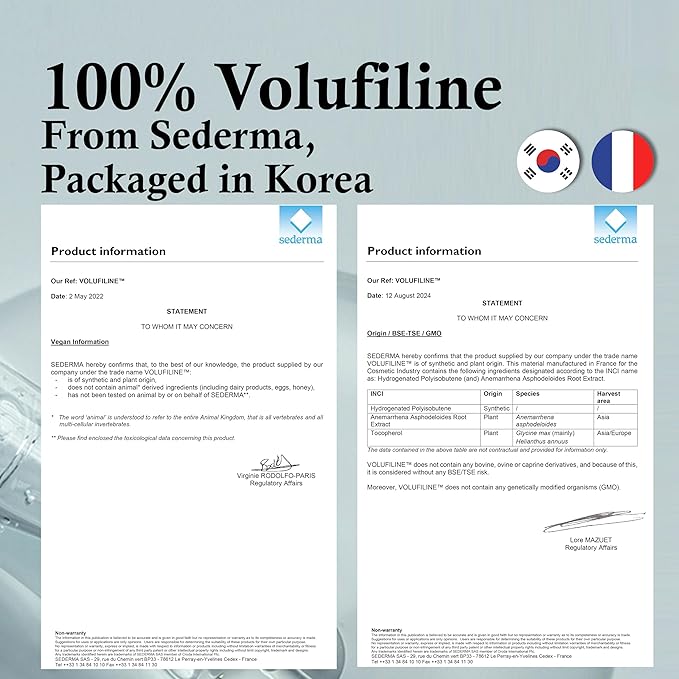 CELDYQUE 100% Pure Volufiline Concentrate Serum 2ea - Skin Firming Solution & Clinically Proven | Anti-Wrinkle, Enhances Facial Contours, Boosts Collagen for Sagging Mature Skin Korean Skincare