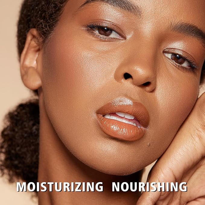 MAKI YIKA Moisture Nude Lipstick for Women Hydrate Tinted Lip Balm for Mother's Day Dry Cracked Lips Sheer Lipstick Lip Tinted Glossy Finish,MA064 Fair Nude