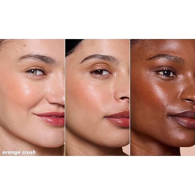 e.l.f. Sheer For It Blush Tint, Multi-Use, Long-Lasting Lip & Cheek Makeup, Creates A Natural Flush Finish, Vegan & Cruelty-Free, Orange Crush (Pack of 2)
