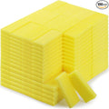 Batiyeer 100 Pcs Pumice Stone for Feet Scrubber Dead Skin Disposable Pedicure Pumice Stone Foot Shower Scrubber for Heel Cuticle Callus Remover Bath Spa(Yellow)