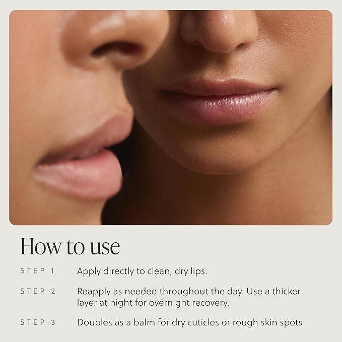 Grass-Fed Tallow Lip Balm, Lip Sleeping Mask, Overnight Moisturizer, Natural & Clean Moisturizing Lip Balm Vitamins A, D, E, & K, Nourishes and Smooths Dry & Chapped Lip (Coco Vanilla)