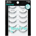 Ardell False Eyelashes, Natural Lashes 110 - Lightweight Reusable Strip, Eye-Lifting Effect, 5 Pairs + Bonus Pair