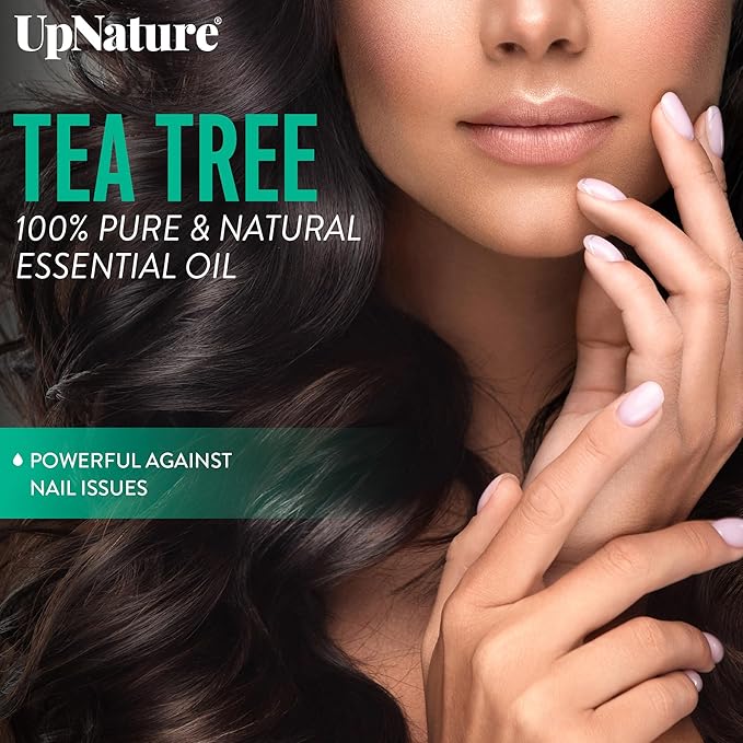 UpNature Tea Tree Essential Oil Roll On - 100% Natural Tea Tree Oil for Skin