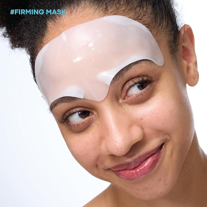 TONYMOLY Mask Melt Multi-Zone Targeted Hydrogel Patches – Forehead Or Neck – Collagen + Peptides – Lifting Overnight Mask – 1 Patch