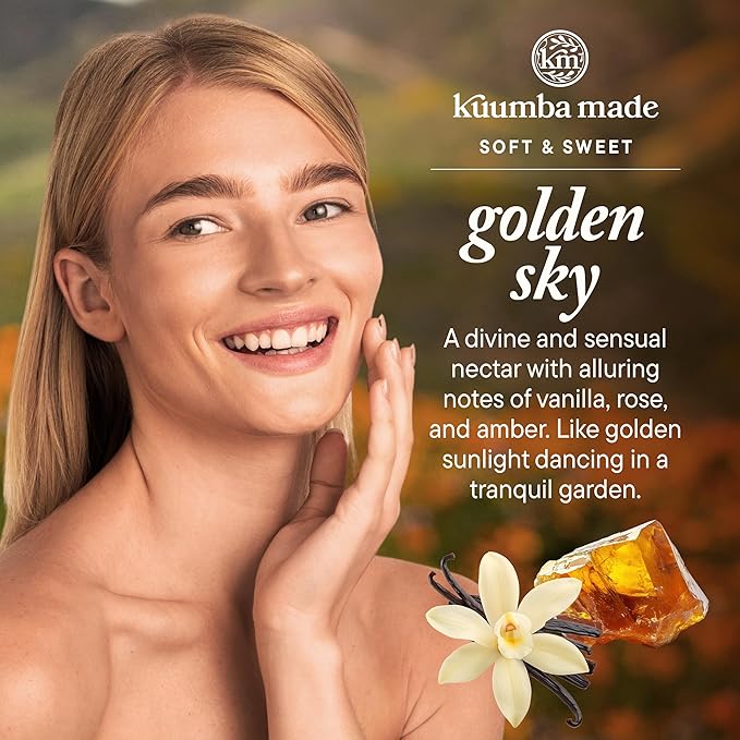 Kuumba Made Golden Sky Fragrance Oil, Long-Lasting Scented Oil Perfume Roller, Vegan, Alcohol-Free, 0.5 Fl Oz Fl Oz