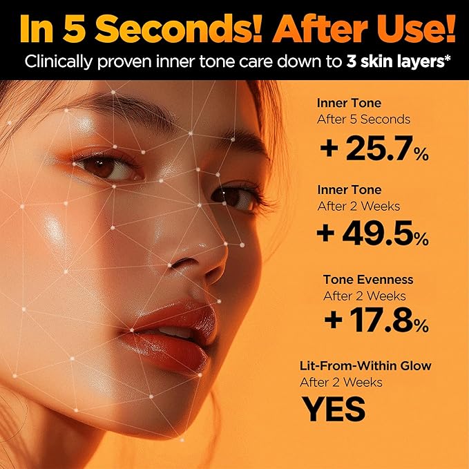 WELLAGE Hyper Toning Glowy Ampoule for face, korean skin care, glutathoine, vitamin c, spot correcting, blemishes skin, acne scars, tone up skin, 1.01 fl.oz