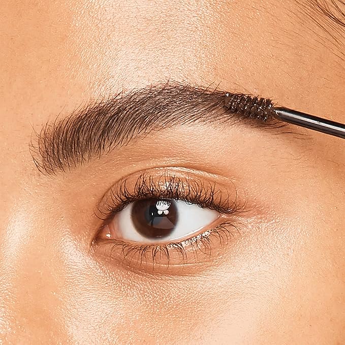 JOAH Brow Down To Me Dual Brow Pencil and Gel, Triangular Tip, Tinted Gel, Long-Lasting Vegan Formula, Smudge-Free Pencil Tip, Lightweight, Water-Resistant, Soft Brown