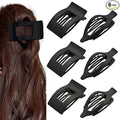 Flat Claw Clips for Women, Large Duckbill French Hair Clips, 6 Pack Non-Slip Matte Hair Accessories for Thick & Thin Hair
