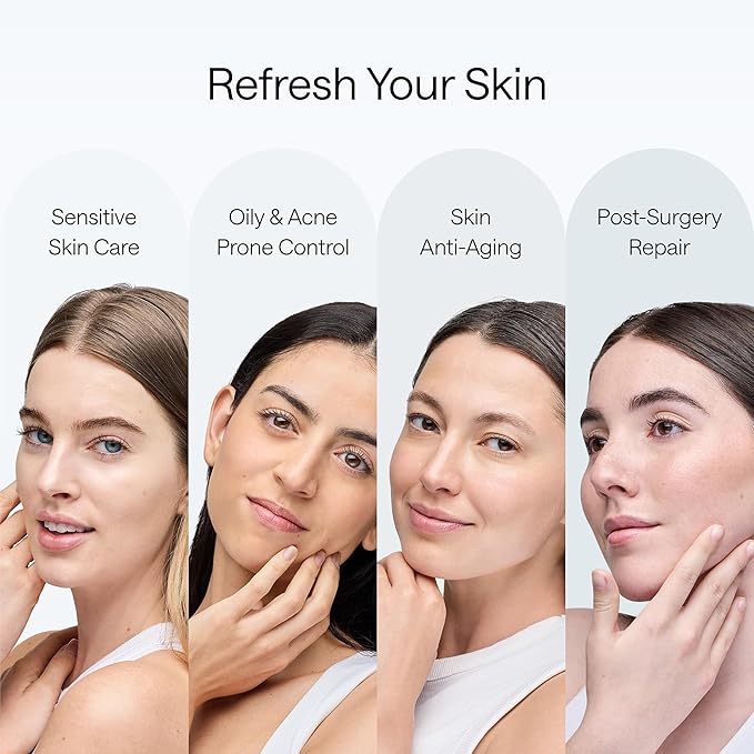 Moisturizing Facial Mask for Most Skin Types, Deep Hydrating Overnight Hydrogel Mask for Calming, Brightening & Repairing, 5 Pcs Per Case