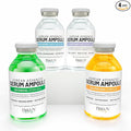 BRÜUN Advance Microneedling Korean Serum - 4 Different Booster Ampule Kit for Face and Body Including (AC + SC + SD + HY Control Serums) – Use with or without Dr Pen