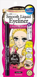 Heroine Make by KISSME Waterproof Eyeliner with Ultra-Fine 0.1mm Tip, Liquid Eyeliner Pen for Sensitive Skin, Cat Eye Liner for Long Lasting Wear, Made in Japan, Jet Black, 1 Count, SMOOTH