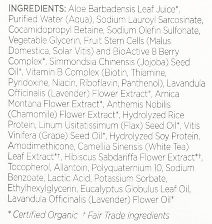 Andalou Naturals Lavender & Biotin Full Volume Shampoo,Purple,11.5 Fl Oz (Pack of 1)