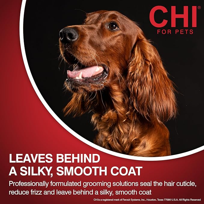 CHI for Dogs Shed Control Shampoo for Dogs, 16 Ounces | Best Anti-Shed Dog Shampoo | Sulfate and Paraben Free, pH Balanced for Dogs, Made in USA