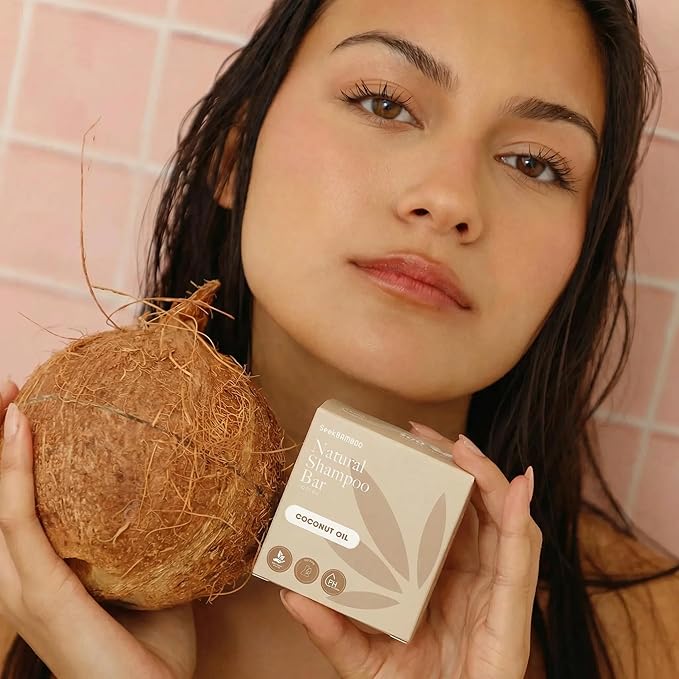 Seek Bamboo Coconut Shampoo Bar Hydrating & Nourishing with Coconut Milk, Shea Butter, Jojoba & Avocado Oils – Sulfate-Free, Keratin-Infused, Moisturizes & Strengthens Hair Naturally