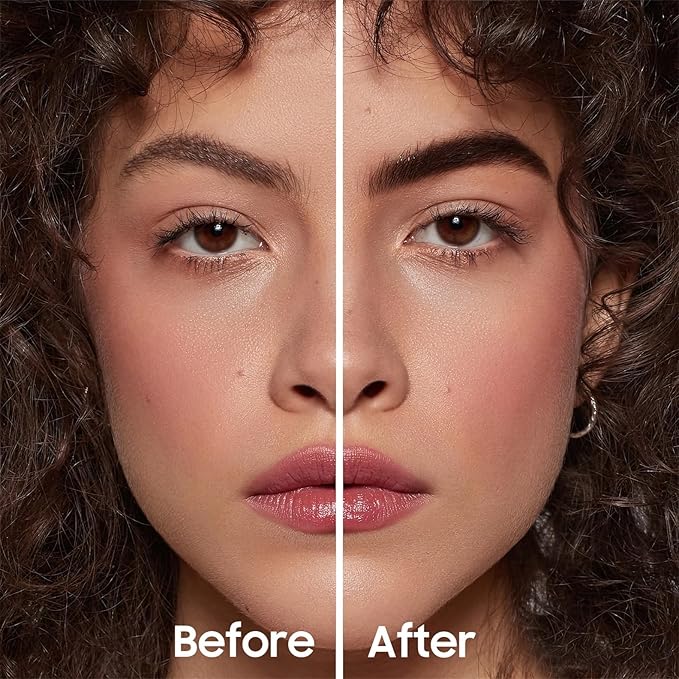 Eyebrow Gel - Peel Off Brow Gel Waterproof with Eyebrow Stencils, Transfer-Proof Eyebrow Tattoo for Girl Create Fuller & Defined Brows Makeup, No Smudge and Easy to Color, 1 Pack (Gray Brown)