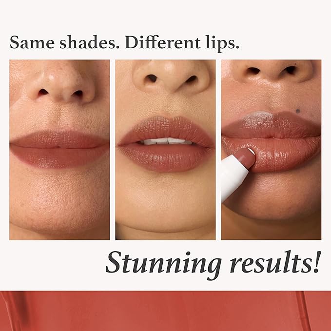 Julep The Perfect Pair 2pc Set It's Balm Tinted Lip Balm Vintage Mauve and With a Trace Retractable Creamy Long-Lasting Lip Liner, Antique Rose