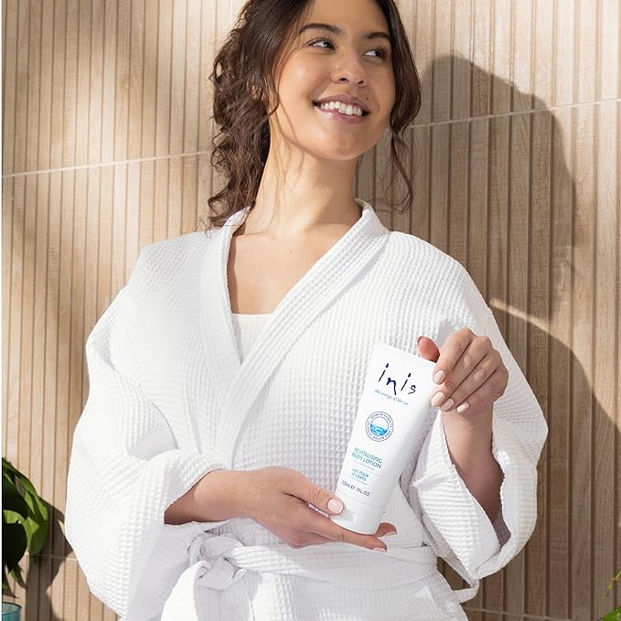 Inis the Energy of the Sea - Revitalizing Body Lotion for Women and Men, Seaweed and Shea Butter Daily Moisturizer, Non-Greasy Scented Skin Lotion, 7 fl oz