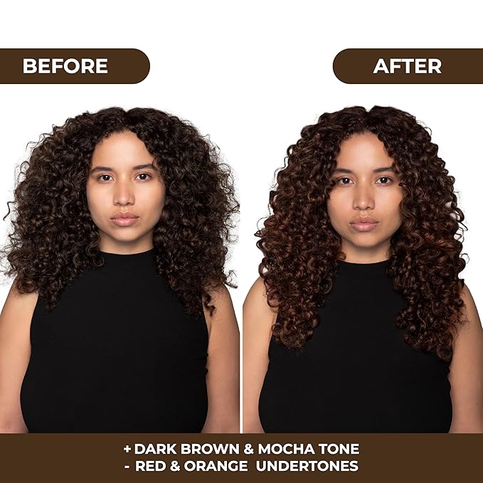 Naissant Glow Mocca Hair Toning Shampoo |High-Purity Pigments |Neutralizes Red &Orange Undertones |For Brown &Mocha Hair |Hyaluronic Acid, Collagen &Biotin | Paraben, Ammonia &Sulfate Free |10.1 Fl.Oz