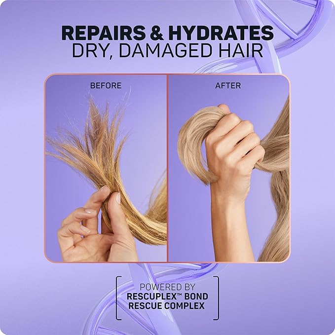 Marc Anthony Bond Repair Purple Hair Shampoo for Blonde & Grey Hair, Blonde Repair - Color-Safe Toning Hair Shampoo Neutralizes Yellow, Brassy Tones & Repairs Weak Broken Bonds