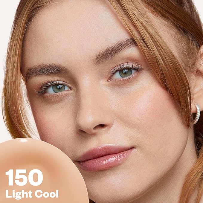 Kosas Revealer Liquid Foundation SPF 25 – Medium Buildable Coverage, Hydrating Natural Glow Finish, Light Cool 150