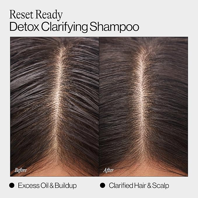 Eva NYC Sulfate-Free Detox Clarifying Shampoo for Buildup, Oil, Hard Water + Chlorine - Weekly Non-Stripping Hair + Scalp Shampoo for Healthy-Looking Hair - Amino Acids + AHAs - Lavender Scent -10floz