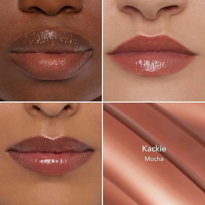 Thrive Causemetics Sheer Strength Lip Plumping Peptide Gloss, Lip Plumper with Vitamin E, Peptides, Plumps, Smooths & Hydrates Lips, High Shine, Vegan & Cruelty Free, Kackie (Mocha)