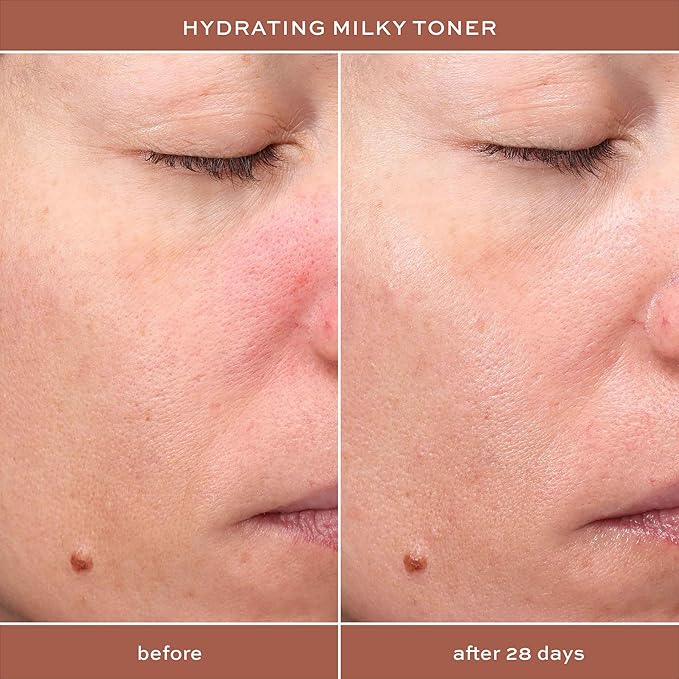 ITK Skincare Glowy Skin 3-Step Routine - Hyaluronic Acid + Niacinamide Serum, Squalane Milky Toner, Deep Moisture Ceramide Face Cream Moisturizer - Makeup Prep Skincare for Glowing Hydrated Skin
