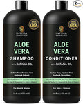 INFINA ESSENTIALS Aloe Vera Shampoo and Conditioner Set | 16 fl oz Each | with Batana Oil | Hydrating, Soothing & Moisture Balance Formula | Nourishing Care for Dry, Itchy or Sensitive Scalp
