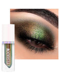 Glitter Liquid Eyeshadow, Chameleon Metallic Long-Lasting Eye Shadow, Holographic Multichrome Shimmer Eyeshadow, Colorful High Pigment Liquid Eye Shadow,Glow in the Dark Party Makeup Gift for Women-03