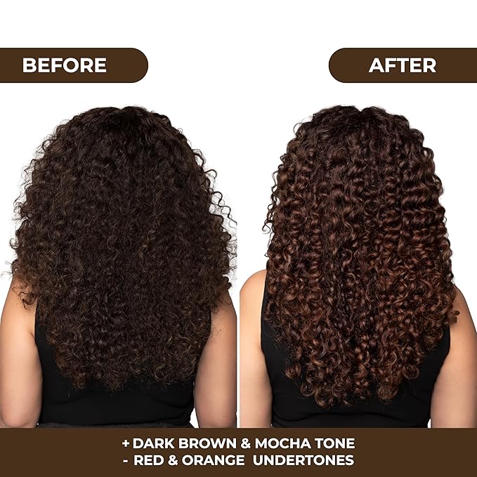 Naissant Glow Mocca Hair Toning Shampoo |High-Purity Pigments |Neutralizes Red &Orange Undertones |For Brown &Mocha Hair |Hyaluronic Acid, Collagen &Biotin | Paraben, Ammonia &Sulfate Free |10.1 Fl.Oz