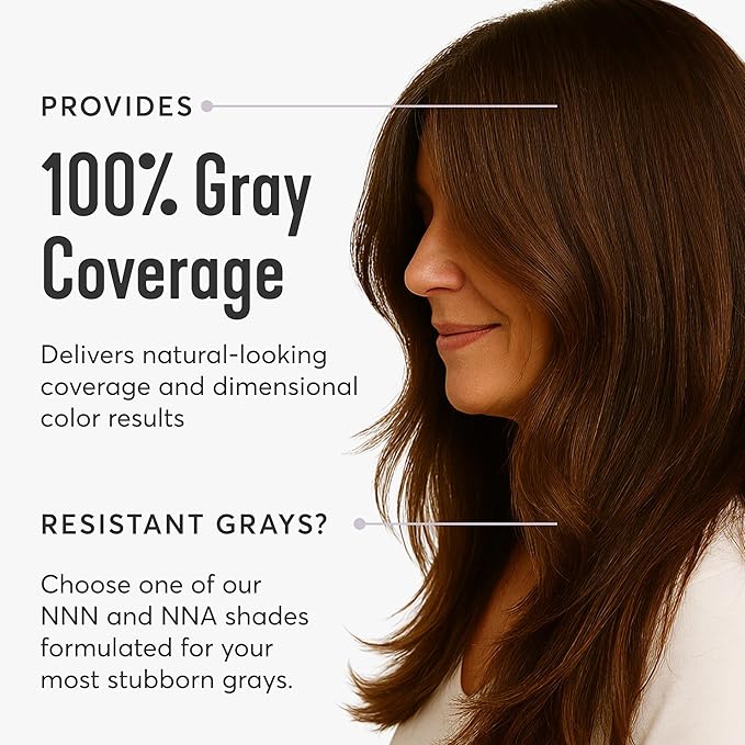 Madison Reed Radiant Hair Color Kit - 5NA Dark Ash Brown with Cool Smoky Undertones (Torino Brown), Dimensional Gray Hair Blending Permanent Hair Dye, PPD-Free & Ammonia-Free, 2 Pack