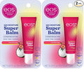 eos 24H Moisture Super Balm- Coconut Milk, Lip Mask, Day or Night Lip Treatment, Made for Sensitive Skin, 0.35 fl oz (Pack of 2)
