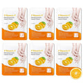 6PCS Hand Masks,Hydrating Hand Masks Moisturizing Gloves Overnight for Dry Cracked Hands,Daily Hand Care Hand Masks Gift Set for Women and Men D