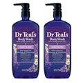 Dr Teal's Sleep Blend Body Wash with Pure Epsom Salt, Melatonin & Essential Oil Blend, 24 fl oz (Pack of 2)