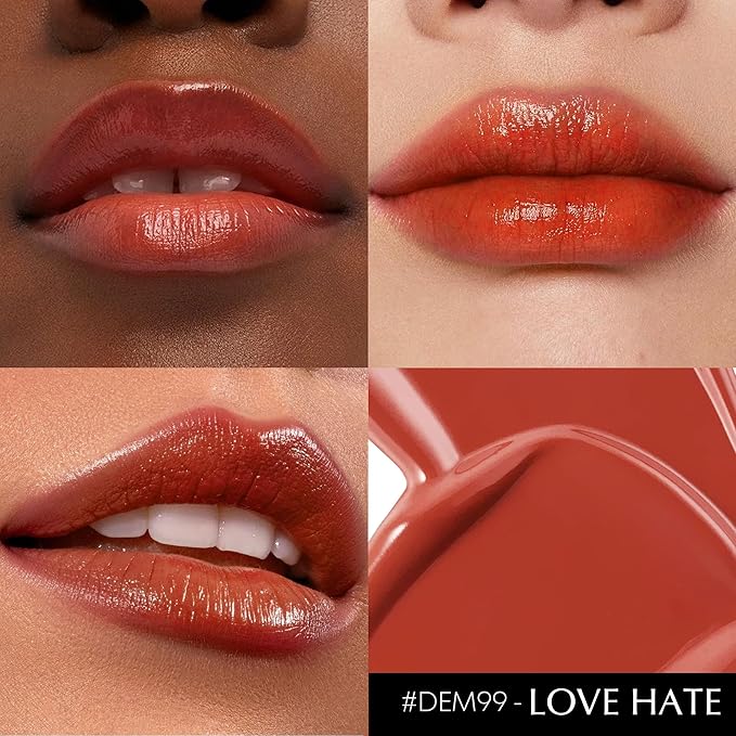 Depuplum Coral Lipstick for Women Moisture Lip Gloss Tinted Lip Balm Sheer Lipsticks for Mother's Day Nourishing Hydrate Glossy Lipstick for Dry Lips,DM99 Coral Nude