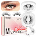 LASHVIEW Upgrade Magnetic Eyelashes with Applicator Soft Magnetic Eyelashes Natural Look Reusable No Glue Needed Easy to Wear and Remove (RCM01)