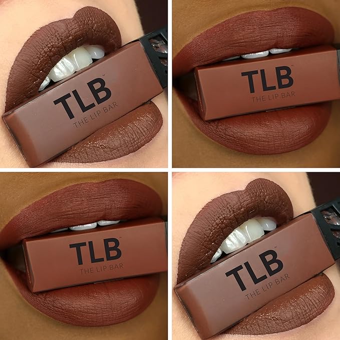 The Lip Bar Liquid Matte Lipstick 3 Pack, Rich Auntie+ Brickhouse + Savage