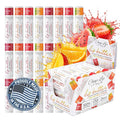 CHAP-LIP 100% All Natural Lip Balm Hydrating Bulk Chap Stick with Fruit Flavors, Coconut Oil, Cocoa Butter - Christmas Gift Stocking Stuffers Lip Therapy Pack for Men and Women - Made in USA, 24 Pack
