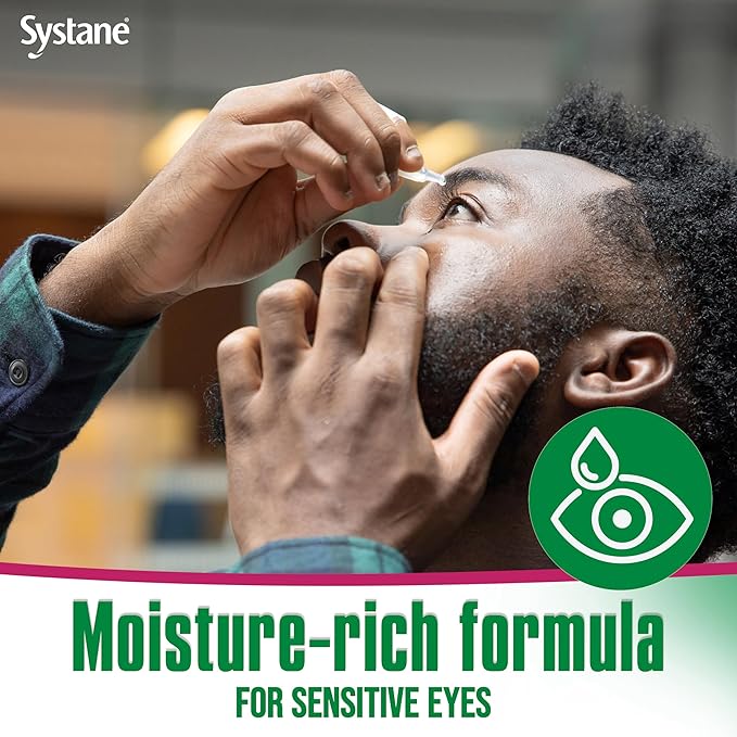 Systane ULTRA Preservative Free Lubricant Eye Drops, 60 Count, Fast-Acting Dry Eye Relief from Irritation & Dryness, Hydrating Eye Drops for Extended Protection, Single-Use Vials