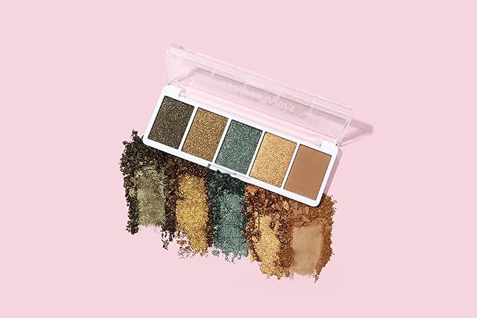 wet n wild Color Icon Eyeshadow Makeup 5 Pan Palette, My Lucky Charm, Matte, Shimmer, Metallic, Long Wearing, Rich Buttery Pigment, Cruelty Free (Pack of 2)