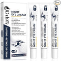 3% Caffeine Eye Cream for Dark Circles Puffiness & Bags Under Eyes Night Cream (3 Pack 15g Each)