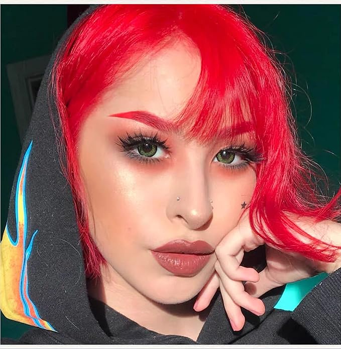 12 Colors Eyebrow Pomade Full-pigmented Long Lasting Waterproof Eyebrow Cream Gel Filling & Shaping Tinted Eyebrows Enhancers with Brush for Daily or Party (07 Bright Red)