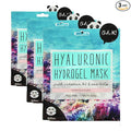 Oh K! Hydrogel Mask - Moisturizing Face Mask Sheet - Hydrating Face Sheets - Rich in Hyaluronic Acid, Niacinamide - Korean Skincare - 1 Pc (Pack of 3)