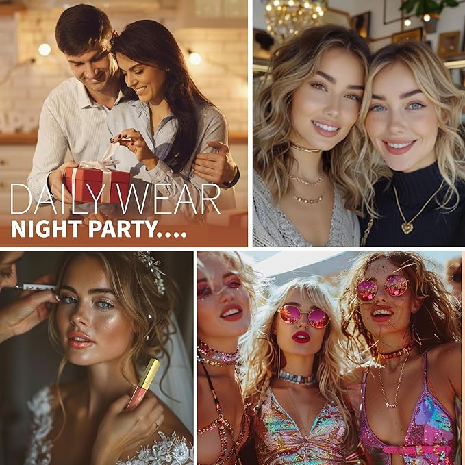 Depuplum Red Lipstick Matte for Women Color Stay Long Lasting Lipstick Smudgeproof Liquid Lipsticks Cruelty Free Lip Color, Rose Heart
